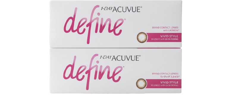 1 Day Acuvue Define Vivid Brown Pack Of 60
